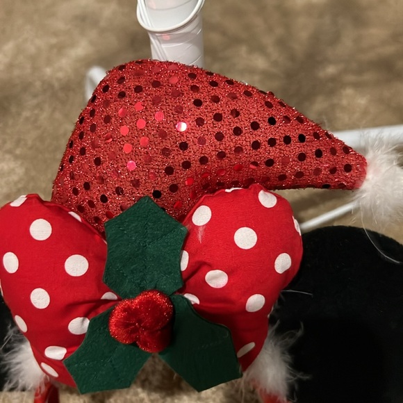 DISNEY MINNIE MOUSE CHRISTMAS EARS-HEADBAND - Picture 2 of 7